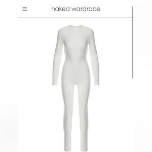 White Sculpting Jumpsuit